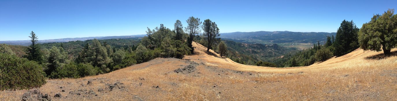 Panoramic view Potato Hill